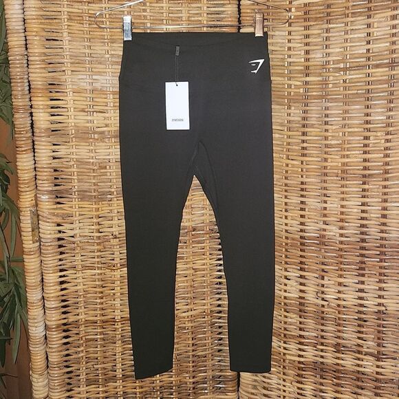 Gymshark Training 7/8 Leggings Black S NWT - Picture 1 of 4